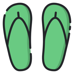 Flip flops icon