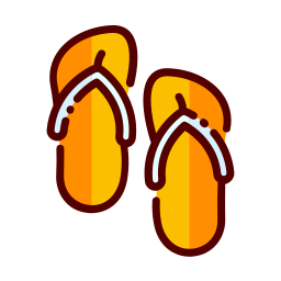 Flip flops icon