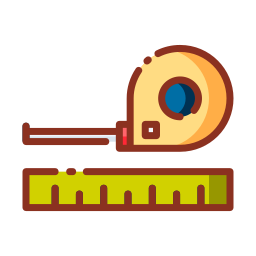 Measuring tape icon