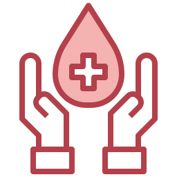 Blood donation icon