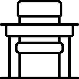 Desk chair icon