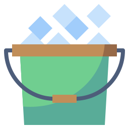 Ice bucket icon