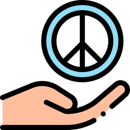 Peace symbol icon