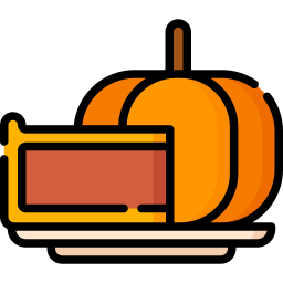 Pumpkin pie icon