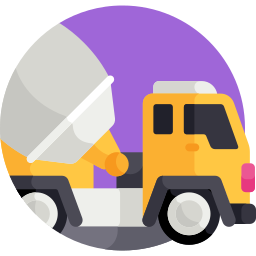 Mixer truck icon