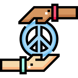 Peace symbol icon