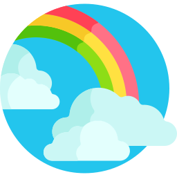 regenboog icoon