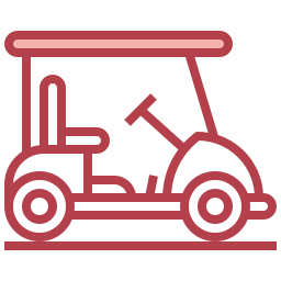 Golf cart icon