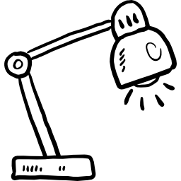 Desk lamp icon