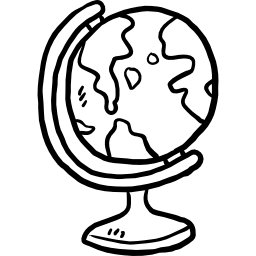 Earth globe icon