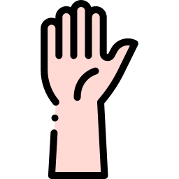 Hand up icon