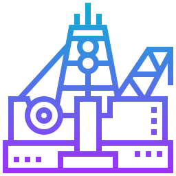 piattaforma petrolifera icona