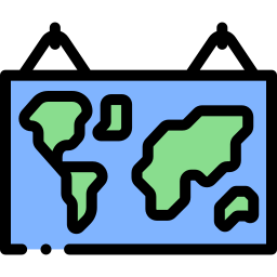 World map icon