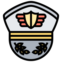 casquette de capitaine Icône