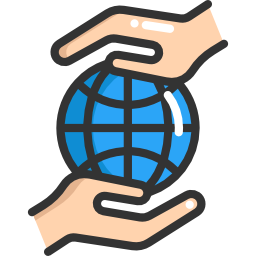 Planet earth icon