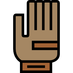 Baseball glove icon