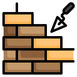 Brick wall icon