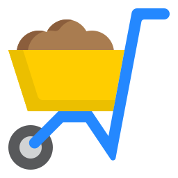 Wheelbarrow icon