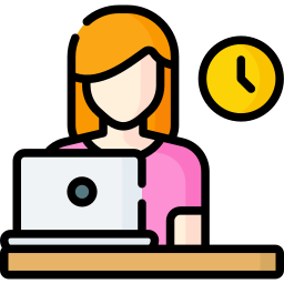 Working woman icon