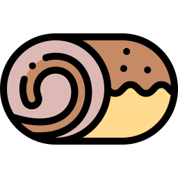 Roll cake icon