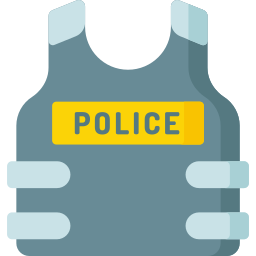 Police vest icon