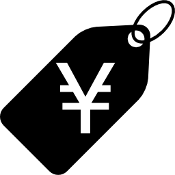 yen preisschild icon