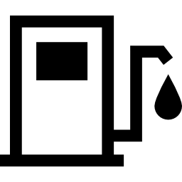 Gasoline refilling station icon