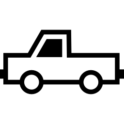 Pick up truck icon