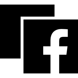 nakładające się logo facebooka ikona