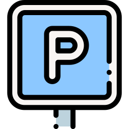 Parking sign icon