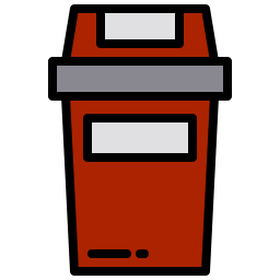 Rubbish bin icon