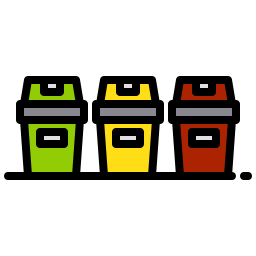 Rubbish bin icon