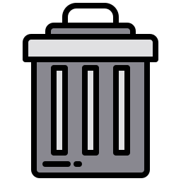 Rubbish bin icon