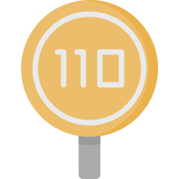 Speed limit icon