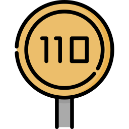 Speed limit icon