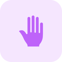 Five fingers icon