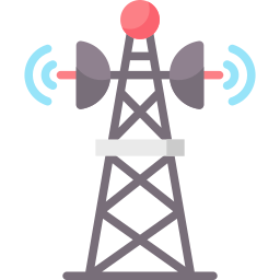 Communication tower icon