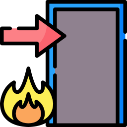 saída de emergência Ícone