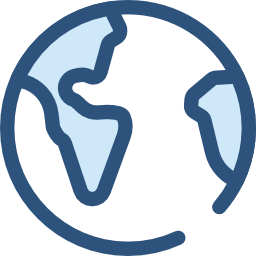 Planet earth icon