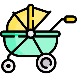 kinderwagen icoon