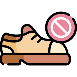 No shoes icon