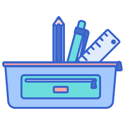 Pencil case icon