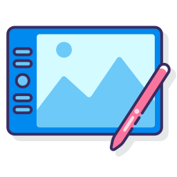 Drawing tablet icon