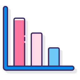 graphique à barres Icône