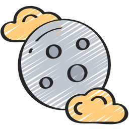 Full moon icon