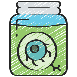 Eye jar icon