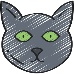 Black cat icon