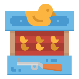 Duck shooting icon