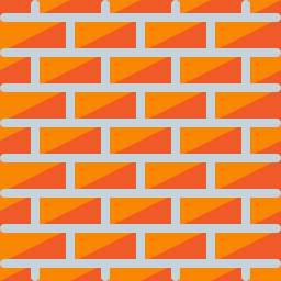 Brick wall icon