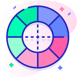 Color wheel icon